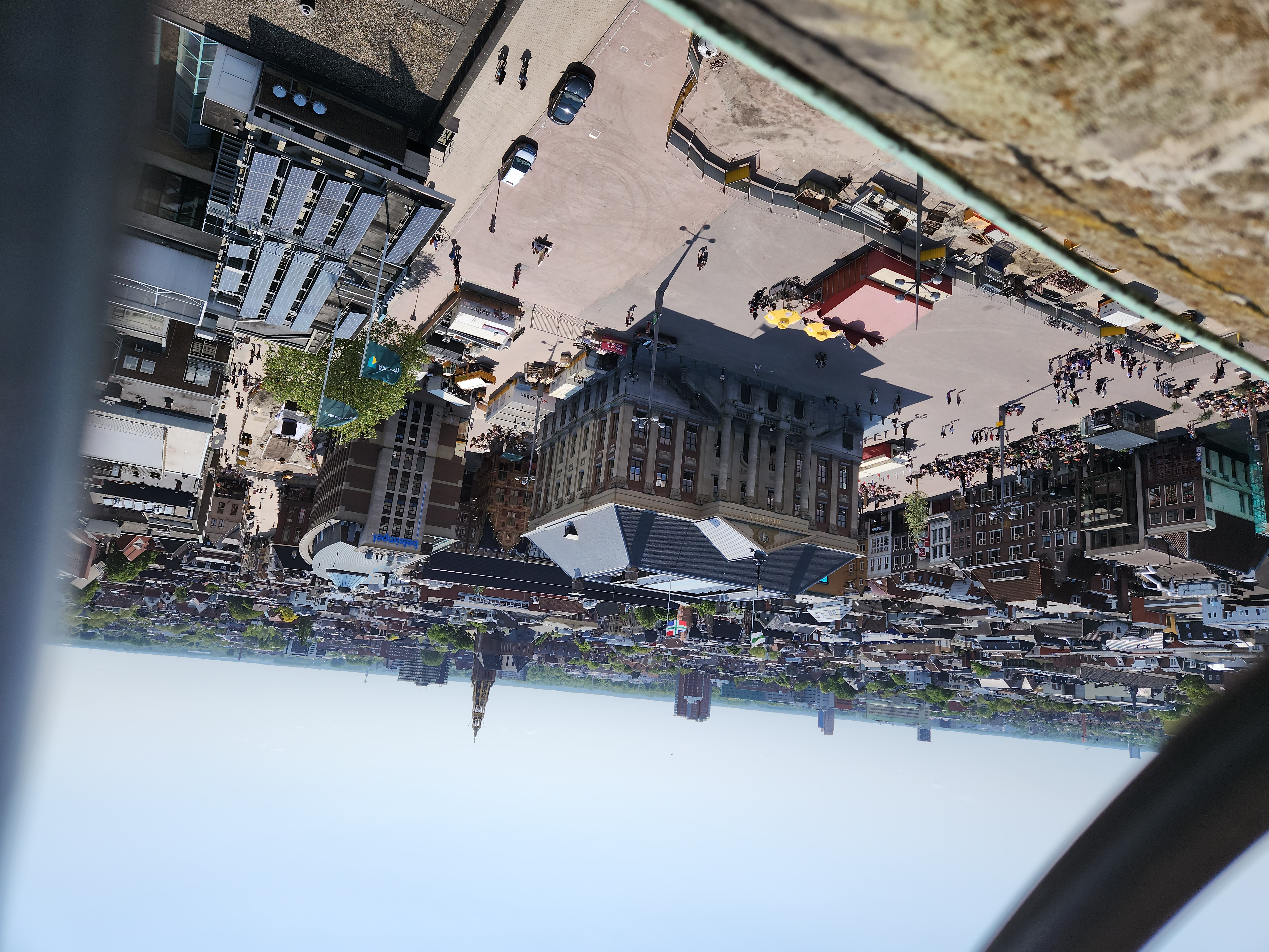 Picture taken while climbing the Martini Tower